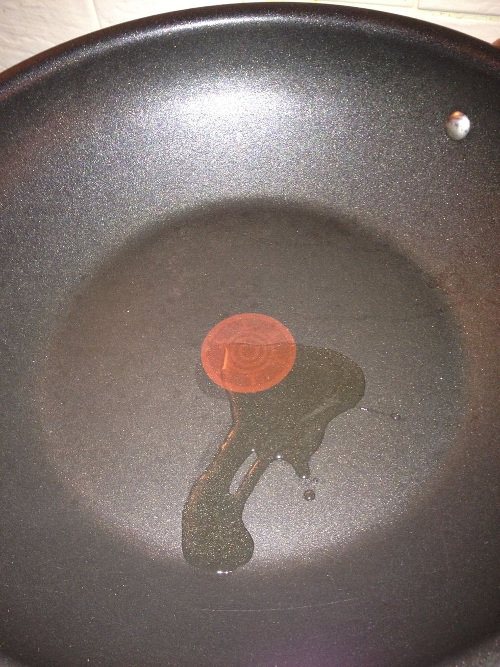 add oil to wok, get to a decent heat, full flame