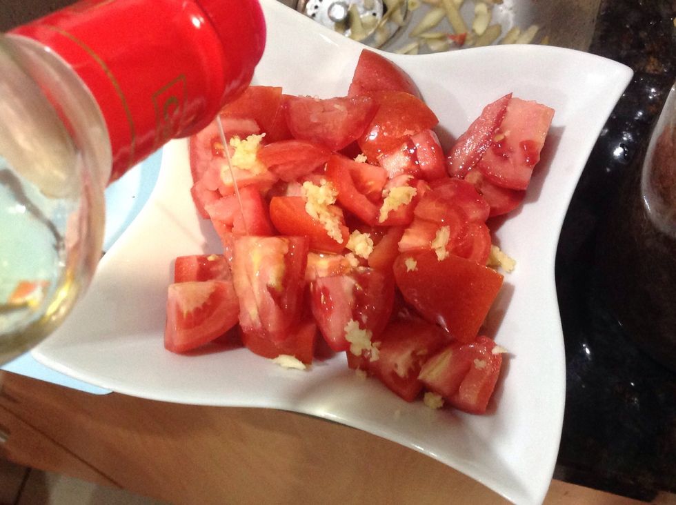 Add olive oil to your taste