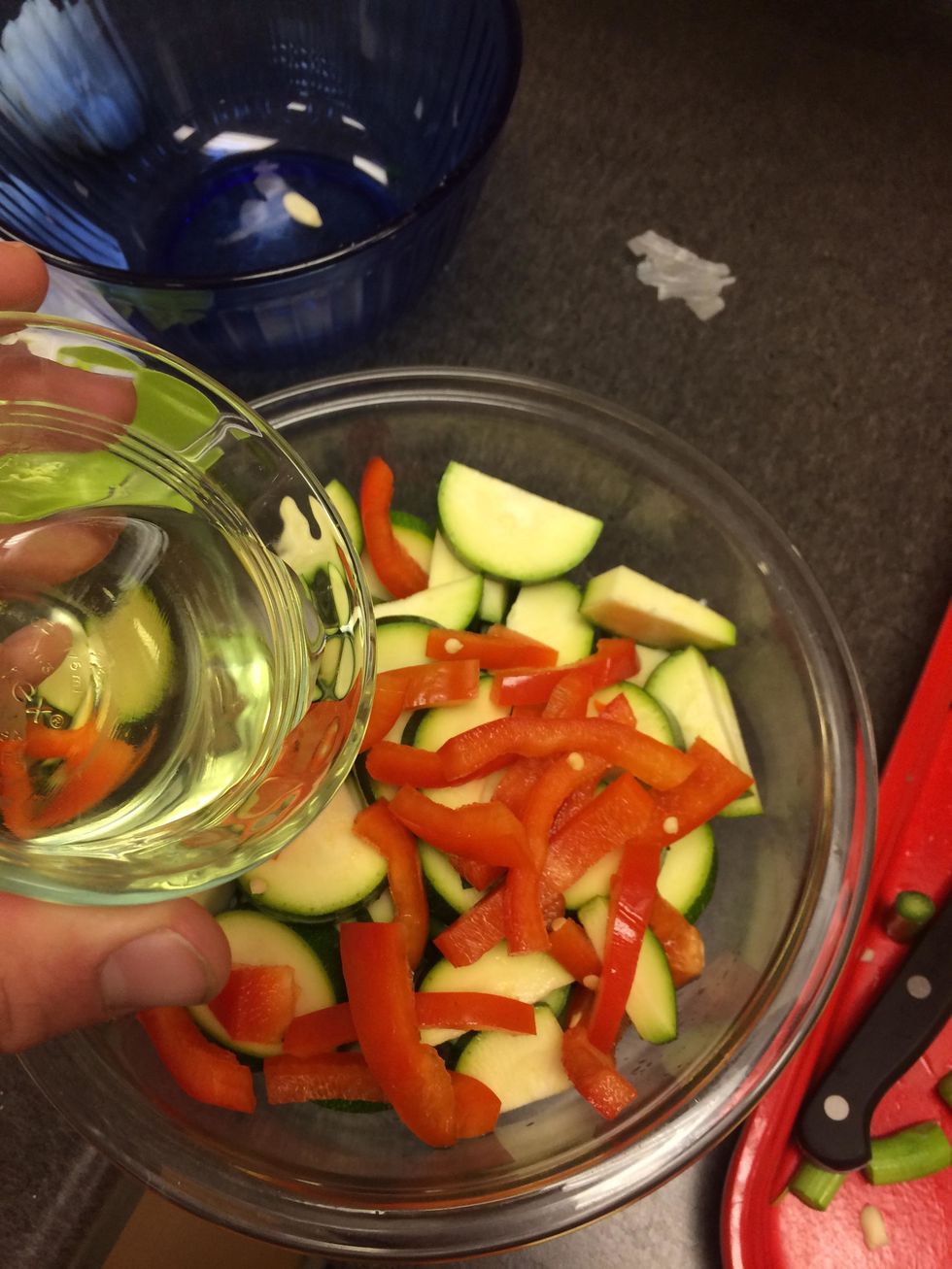 Add olive oil