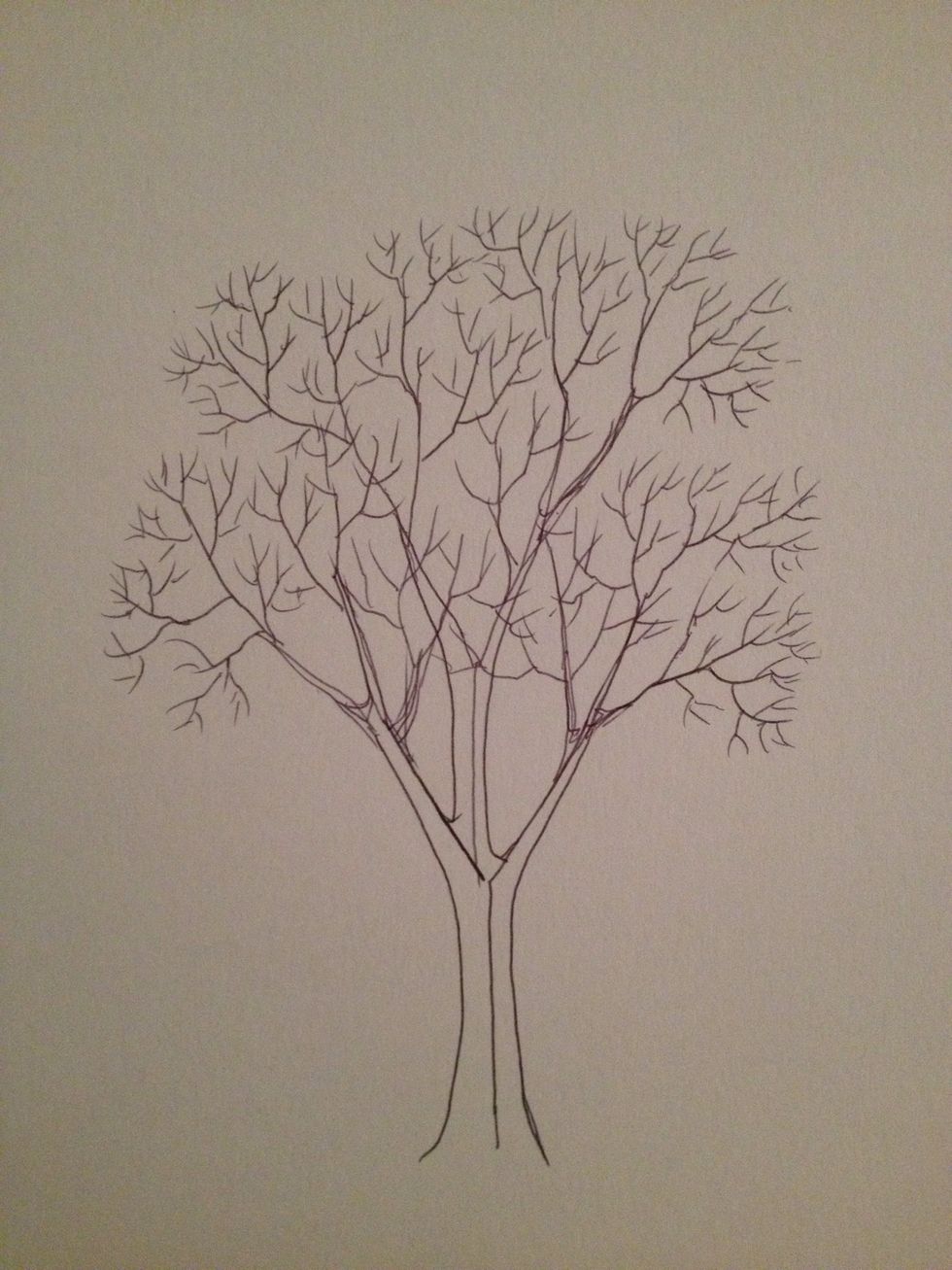 Add on the very fine branches on the ends.