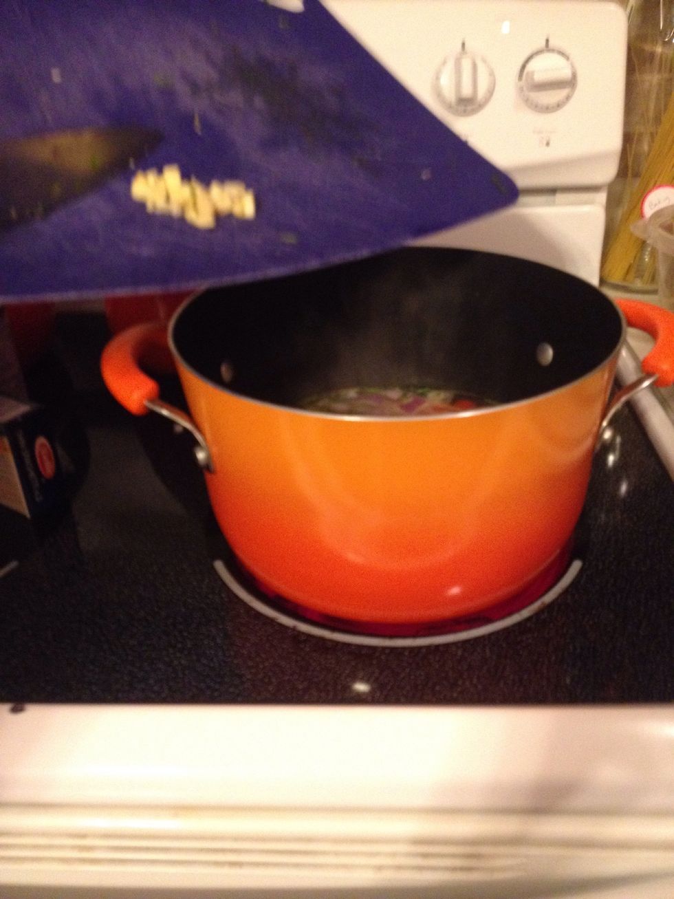 Add one clove garlic