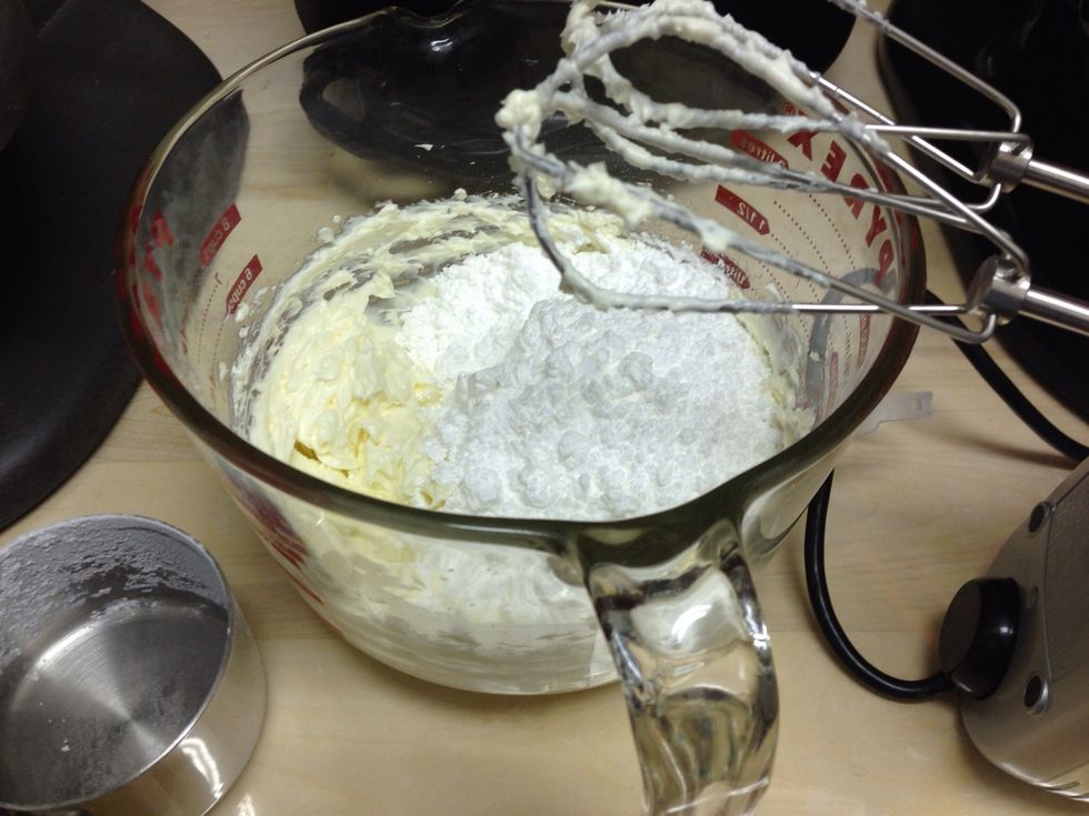 Add one cup of confectioner's sugar......