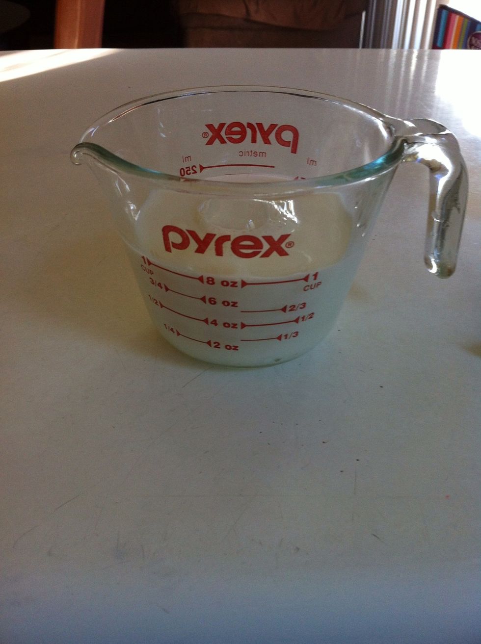 Add one cup of your preferred milk choice
