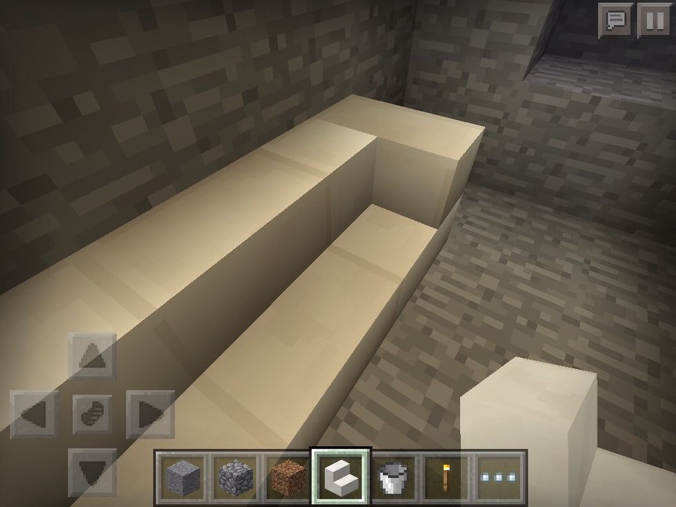 Add one on the end facing inward and it will automatically make a corner