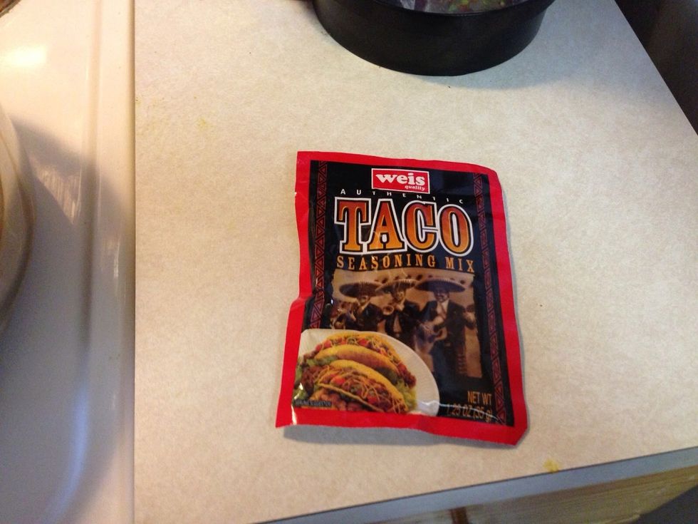 Add one package of taco seasoning.