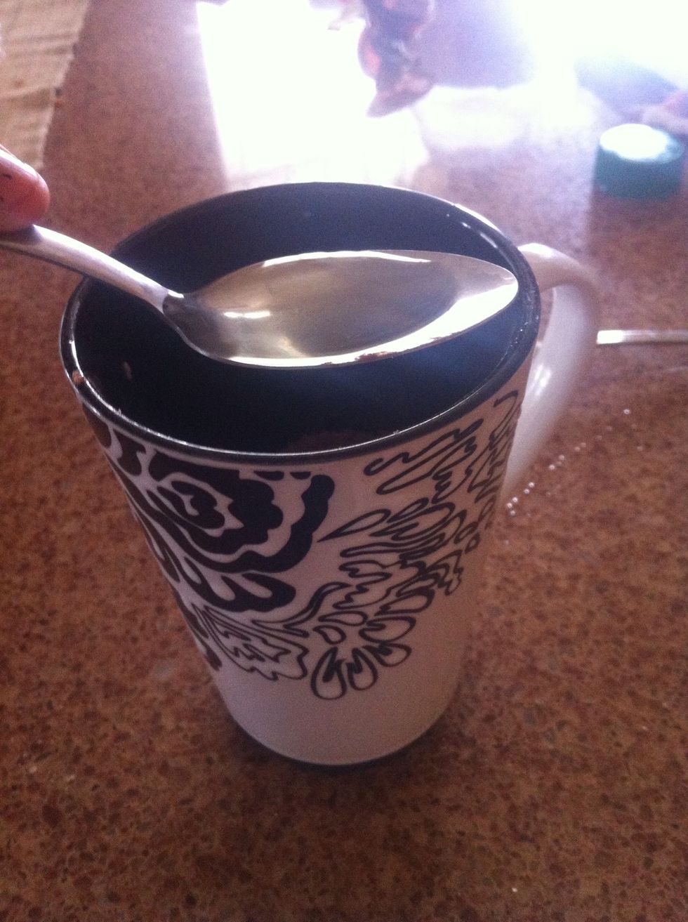 Add one spoon of oil