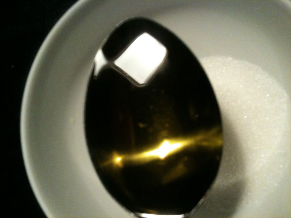 Add one table spoon of olive oil
