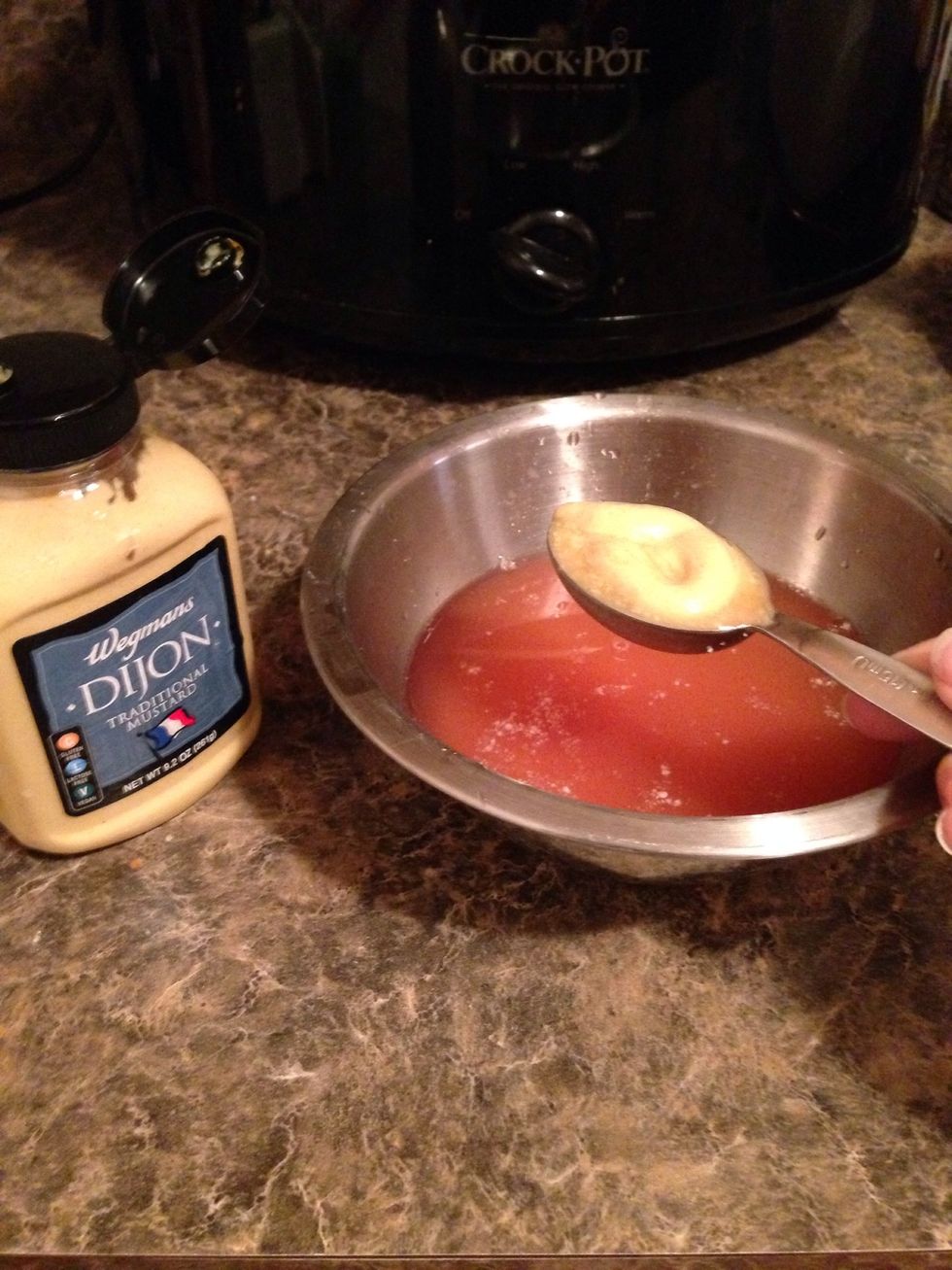 Add one tablespoon of Dijon style mustard.
