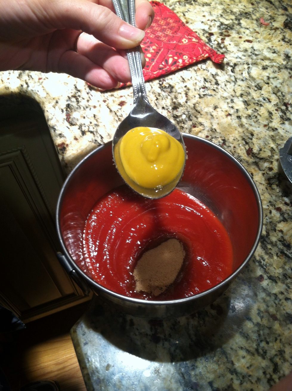 Add one tablespoon of mustard
