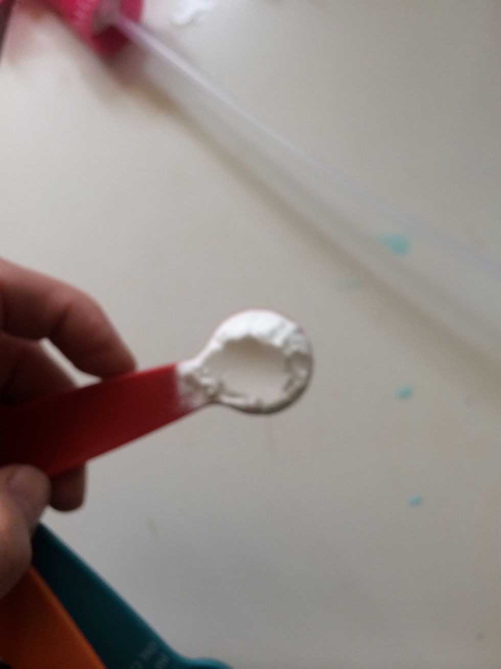 Add one teaspoon of baking soda