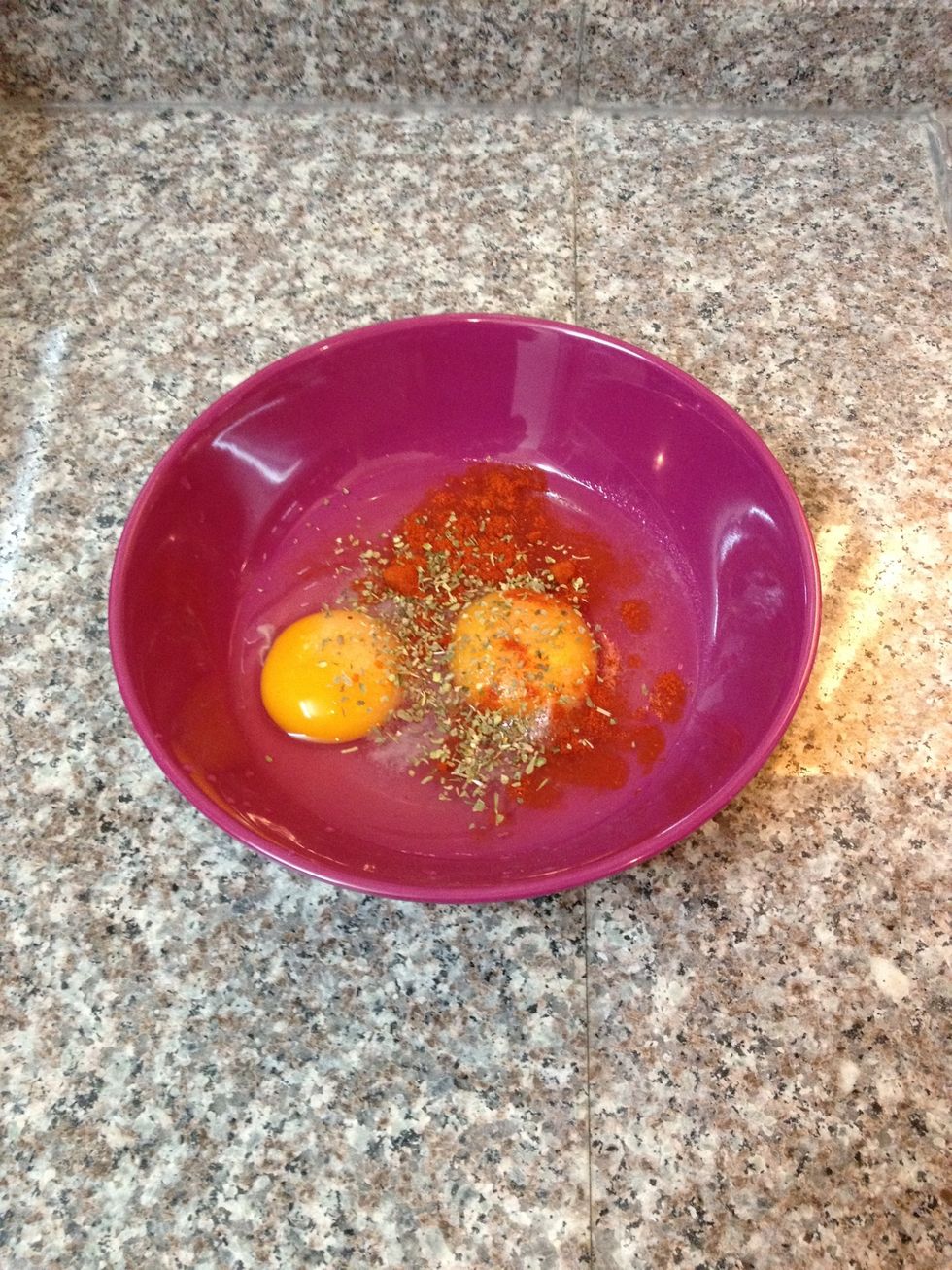 Add one teaspoon of mixed herbs or just oregano.