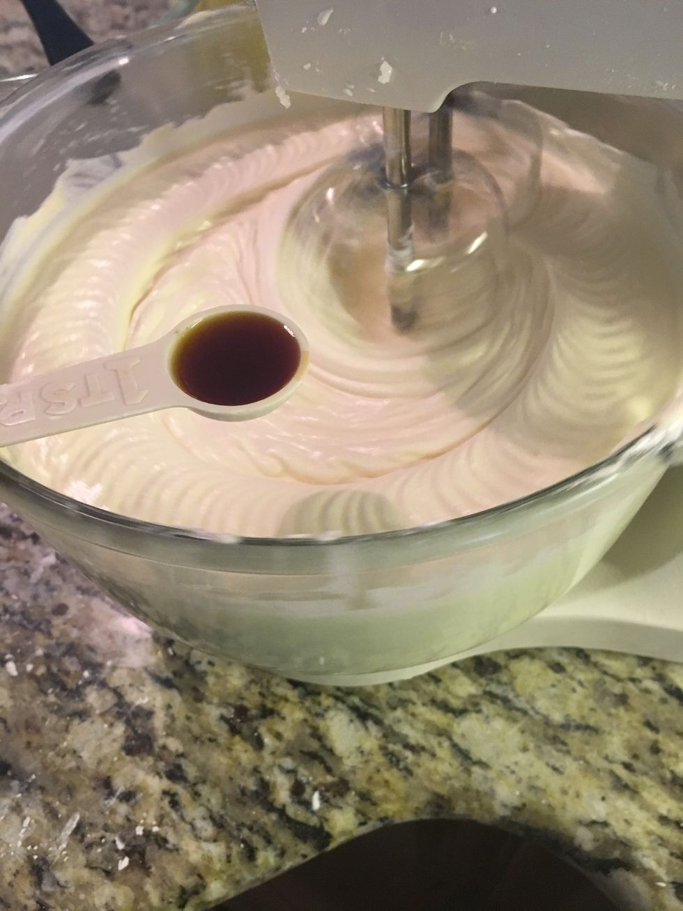 Add one teaspoon of vanilla flavor