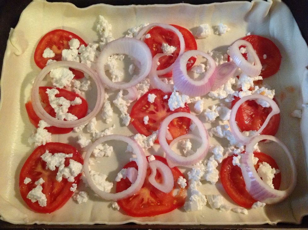 Add one third of the onion mixture.