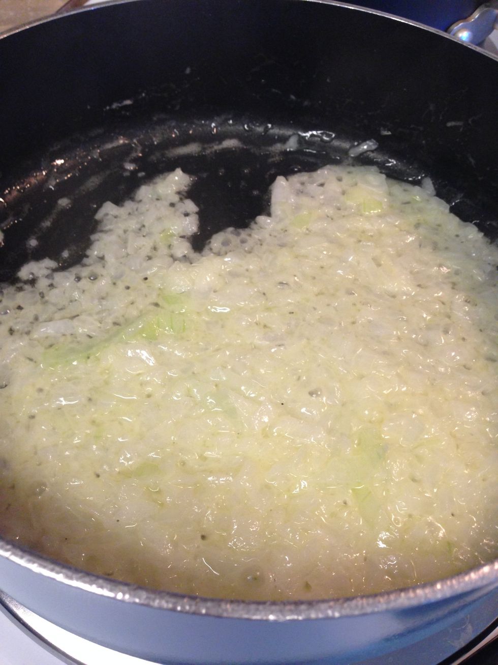 Add onion to cook until tender.