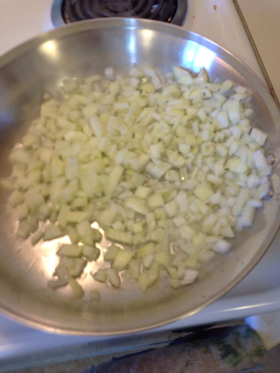 Add onion to oil and cook, 2-3 minutes