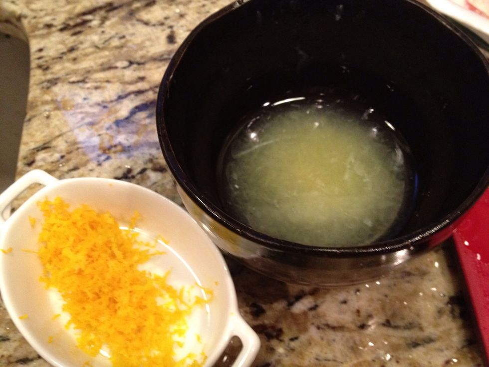 Add orange and Lemon juice