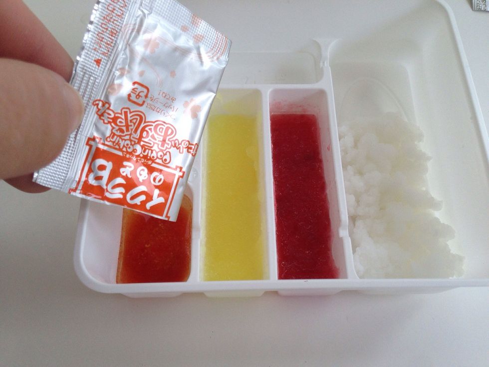 Add ORANGE Packet B to Compartment B.