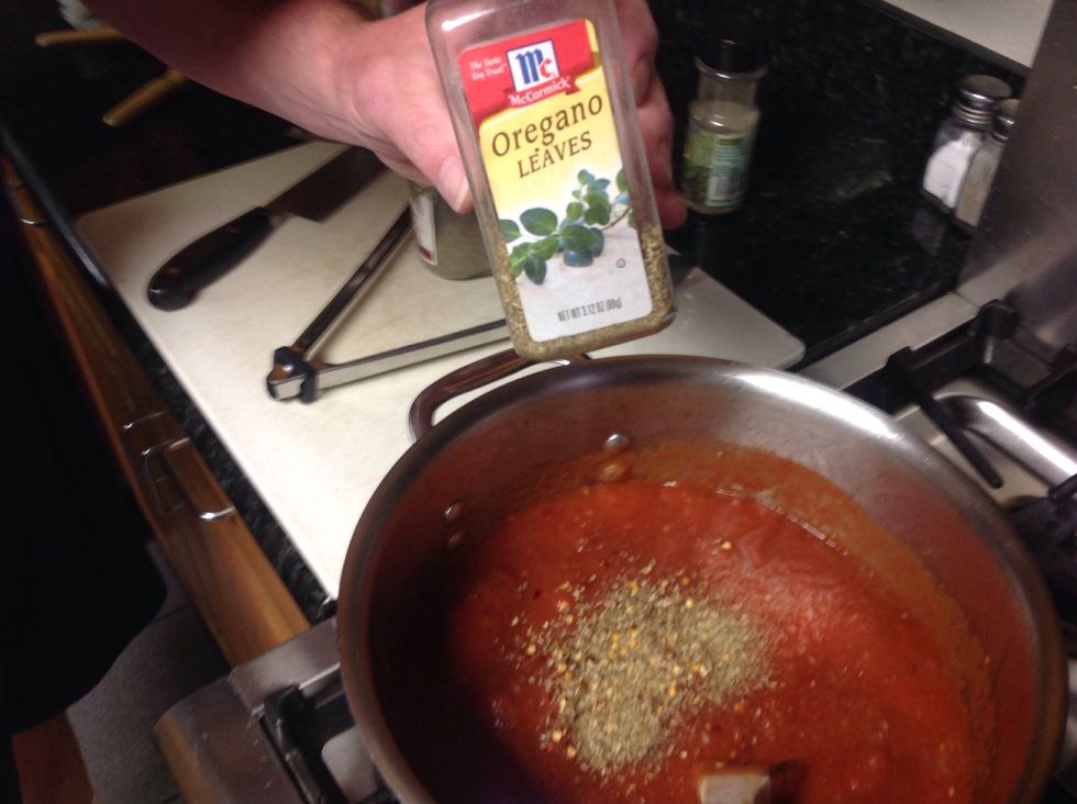 Add oregano.