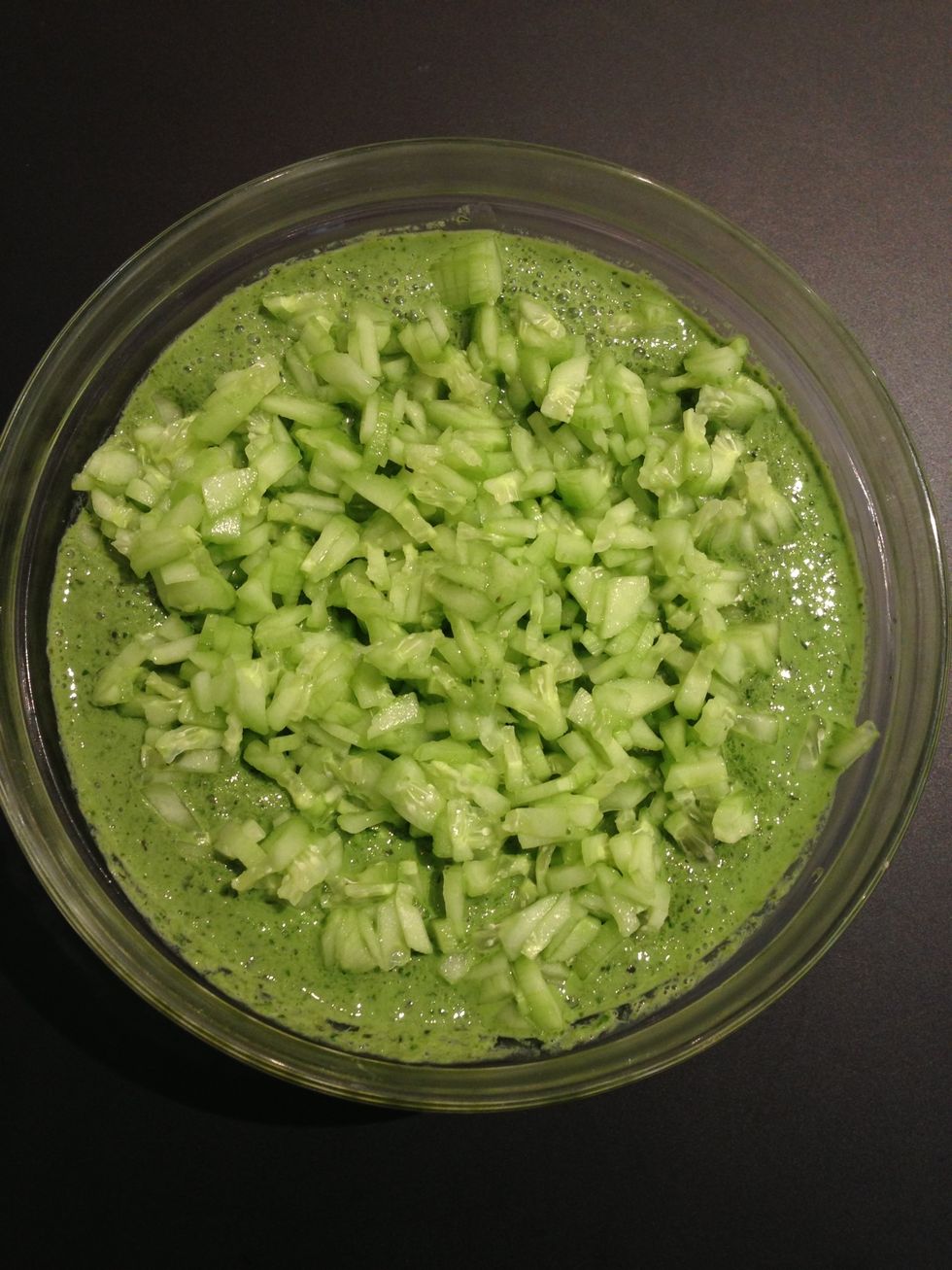 Add over your soup. You can serve it like that.