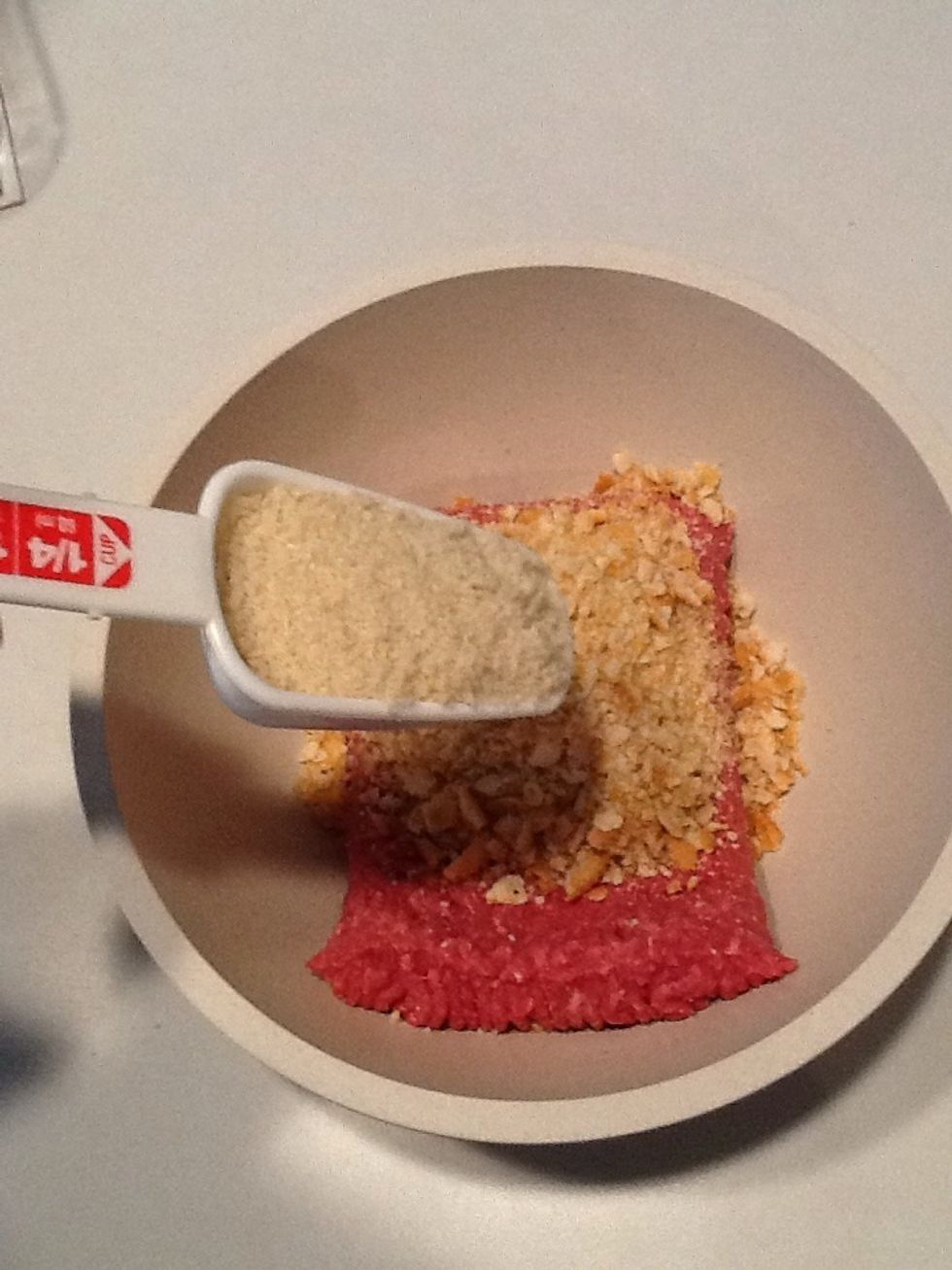 Add Panko breadcrumbs.