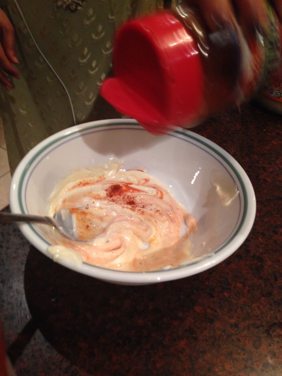 add Paprika powder