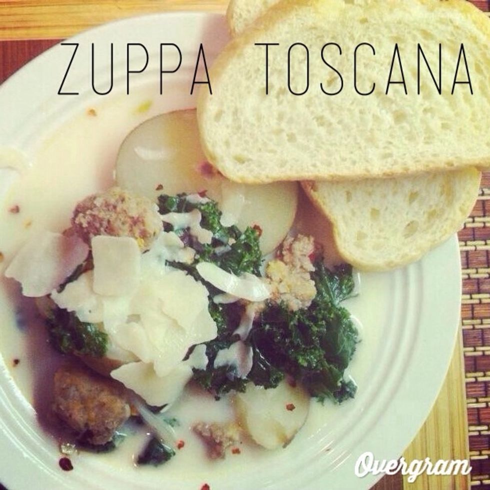 Add Parmesan Cheese and SERVE! :)