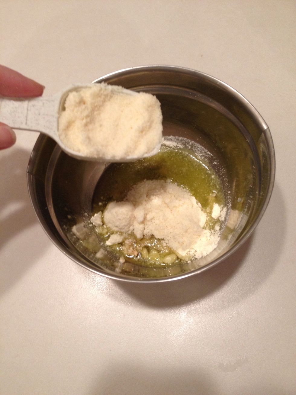 Add Parmesan cheese.