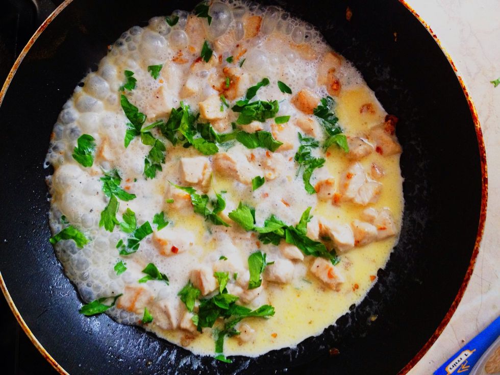 Add parsley.