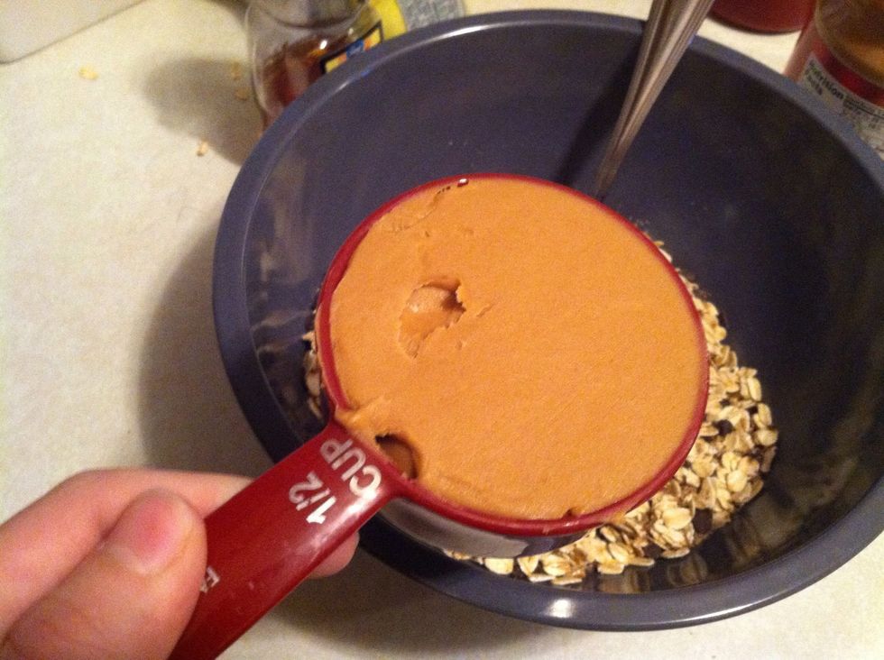 Add peanut butter.