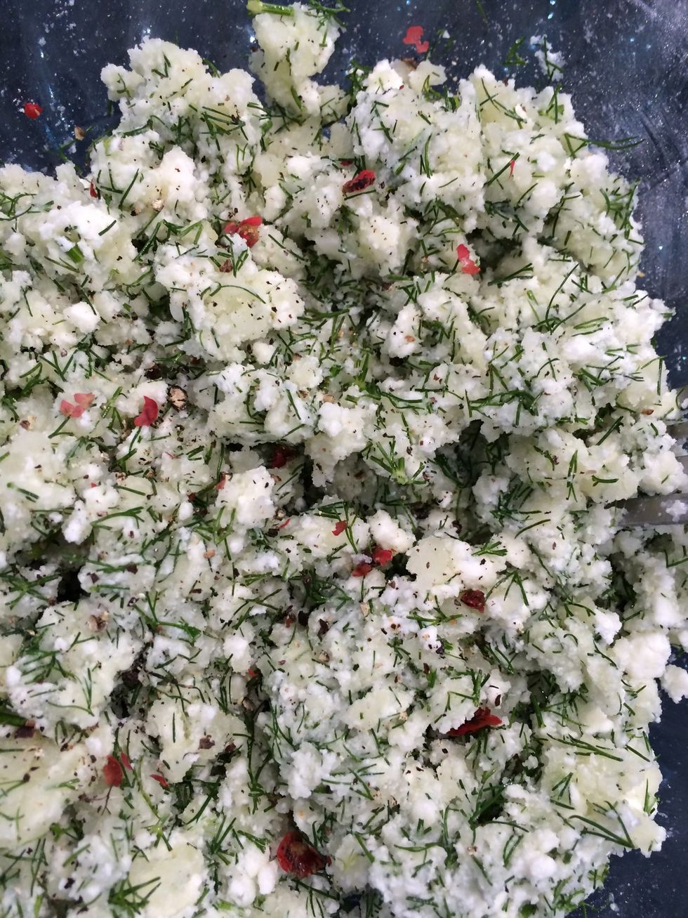 Add pepper... No need for salt. The feta already has salt