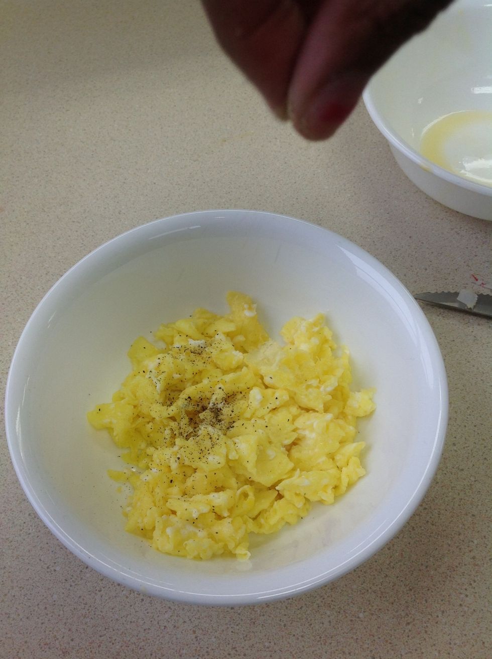 Add pepper or any other toppings