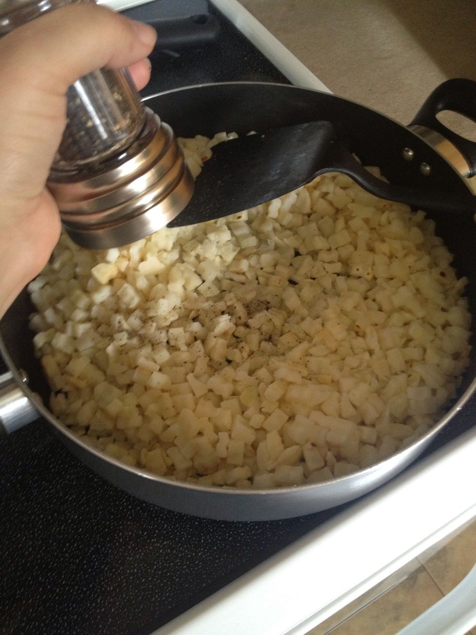 Add pepper to taste.