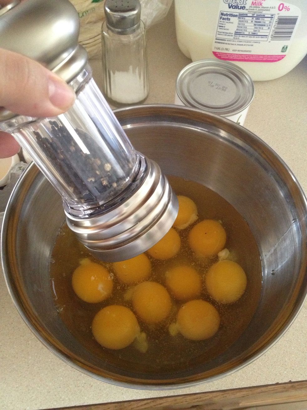 Add pepper to taste.