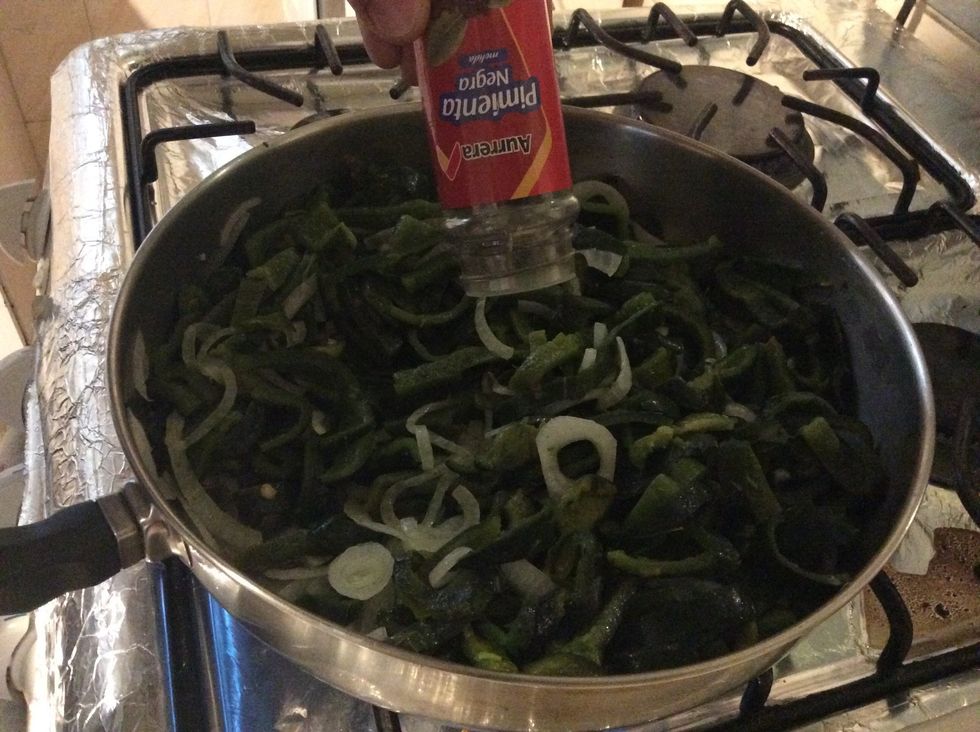Add pepper to taste