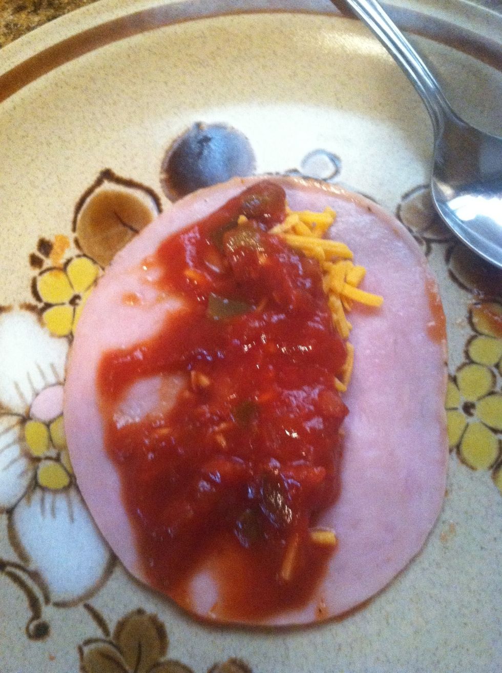 Add picante sauce and sour cream.. You can add a little or a lot