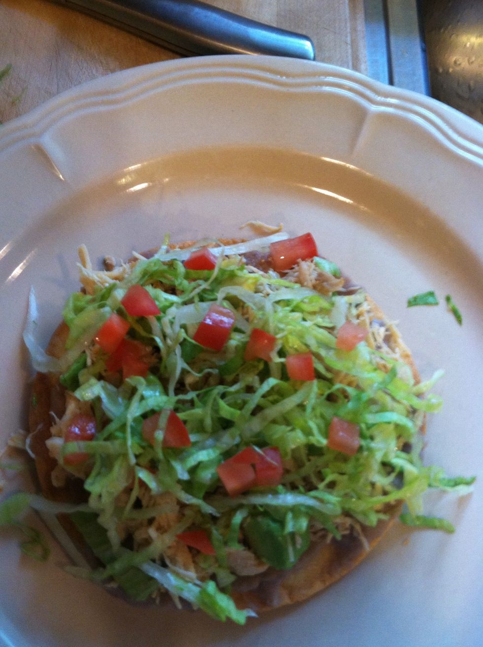 Add pieces of tomatoes