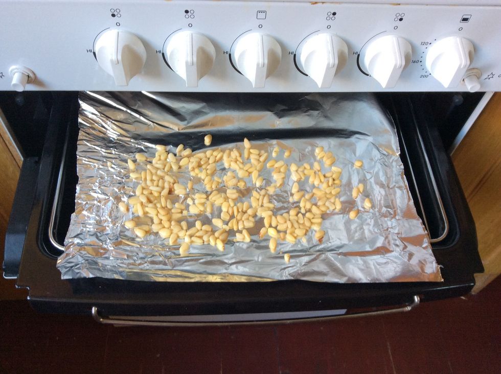 Add pine nuts