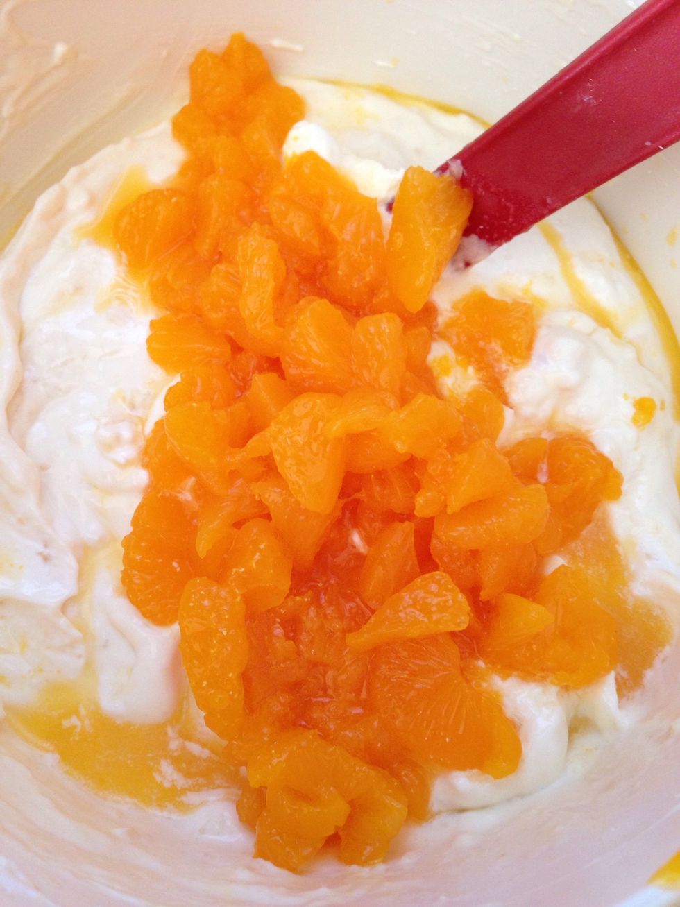 Add pineapple and mandarins