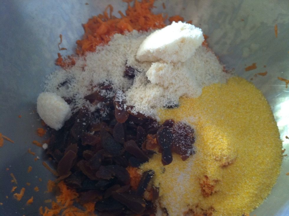 Add polenta.