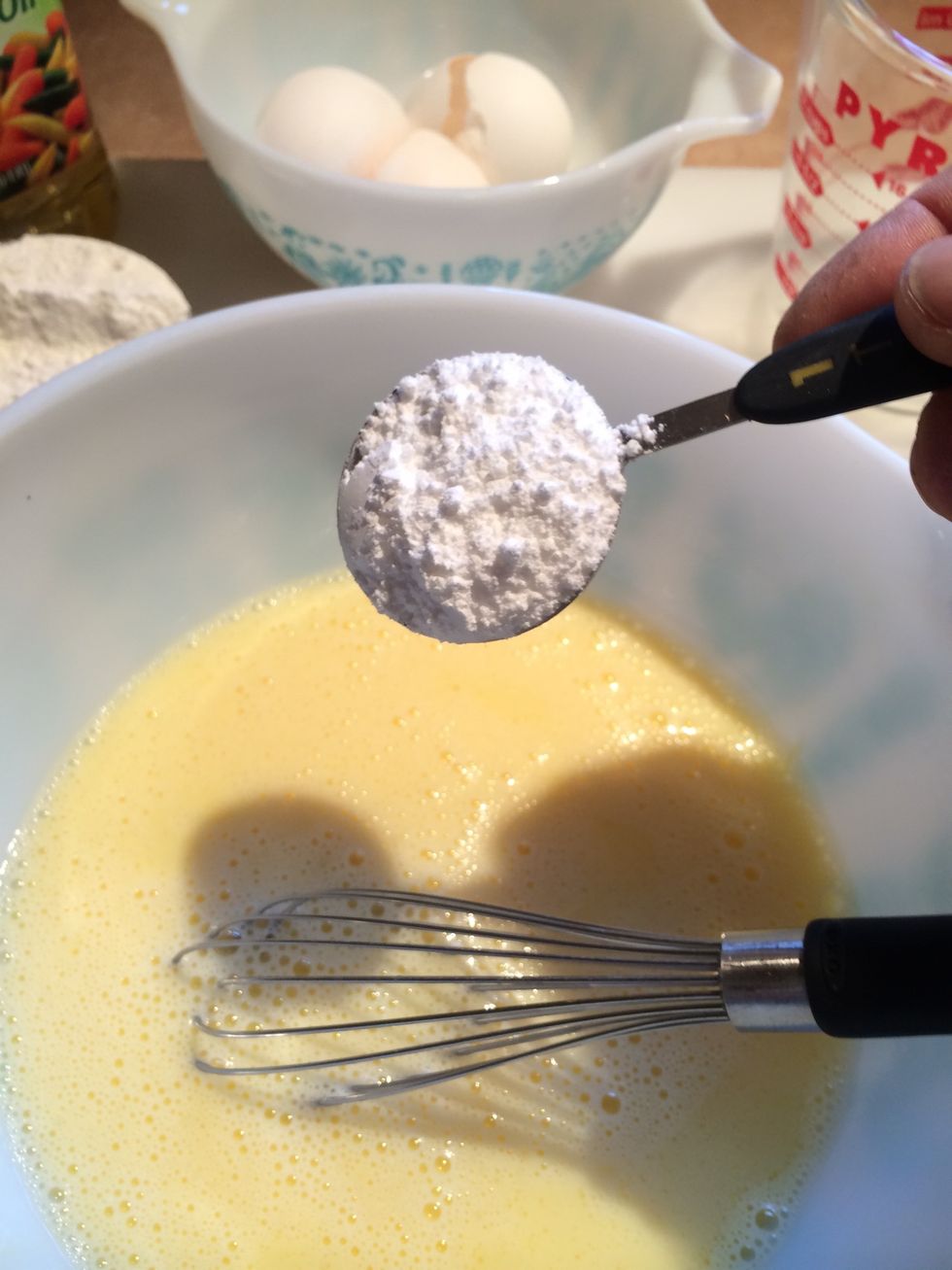 Add powdered sugar.