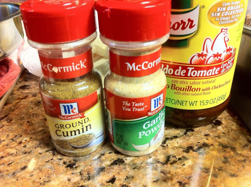 Add preferred spices to beef.