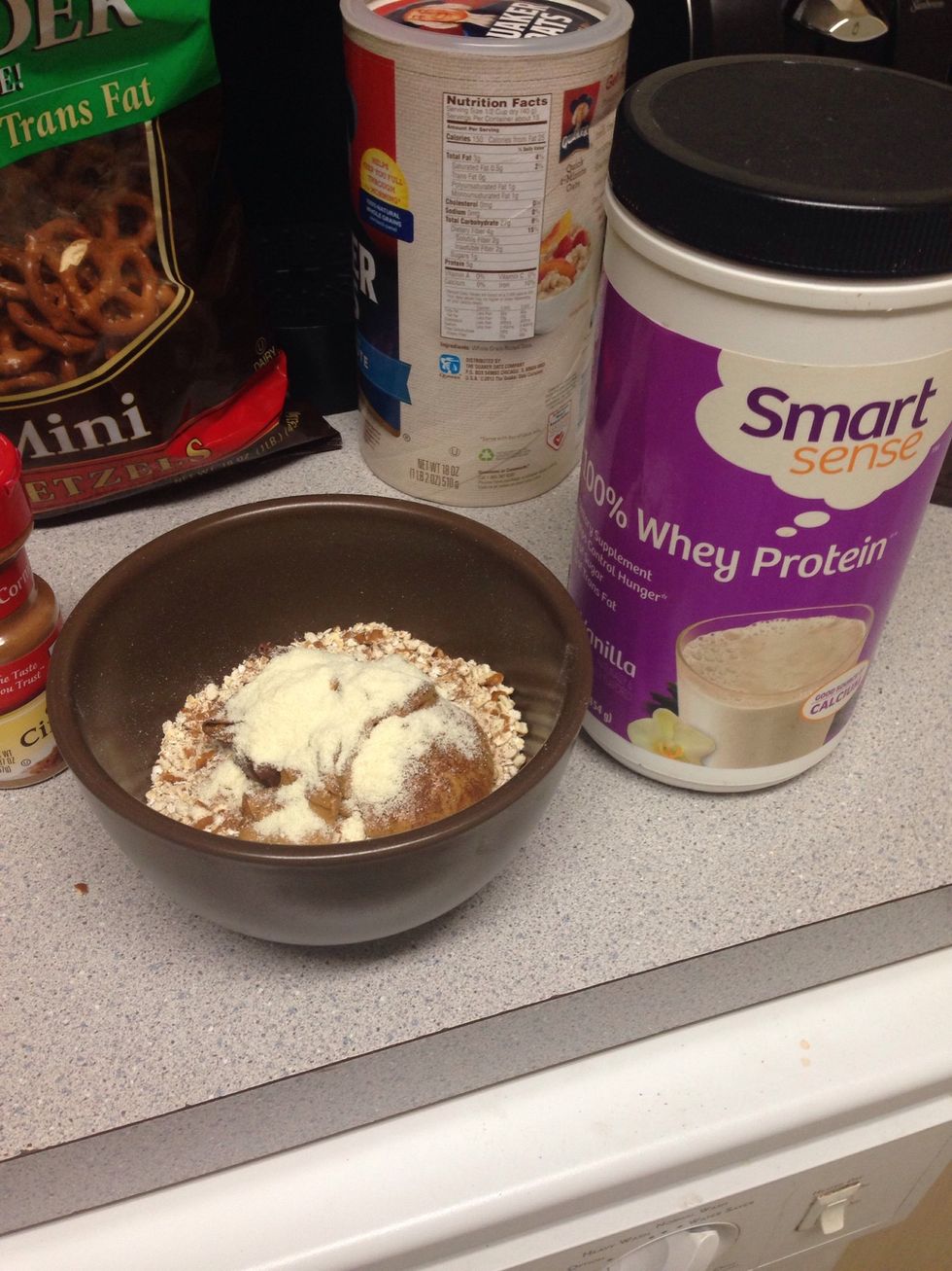 add protein scoop