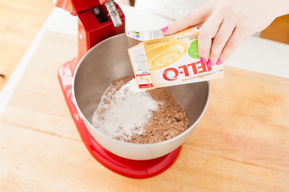 Add pudding mix.