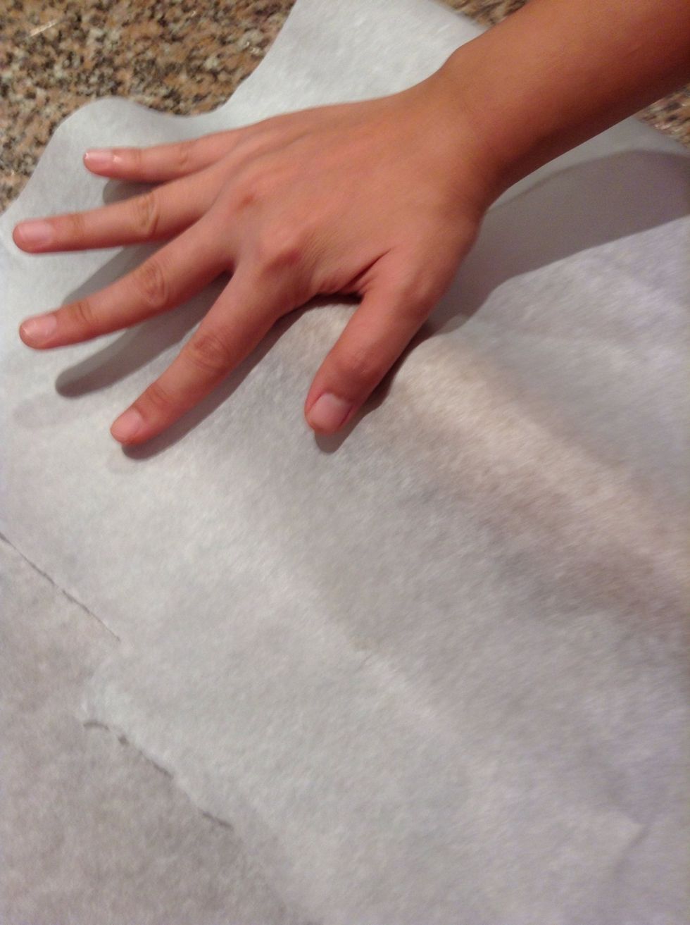 Add raw brown sugar on your parchment paper and roll/press into dough. Then roll it up and chill in fridge for one hour.