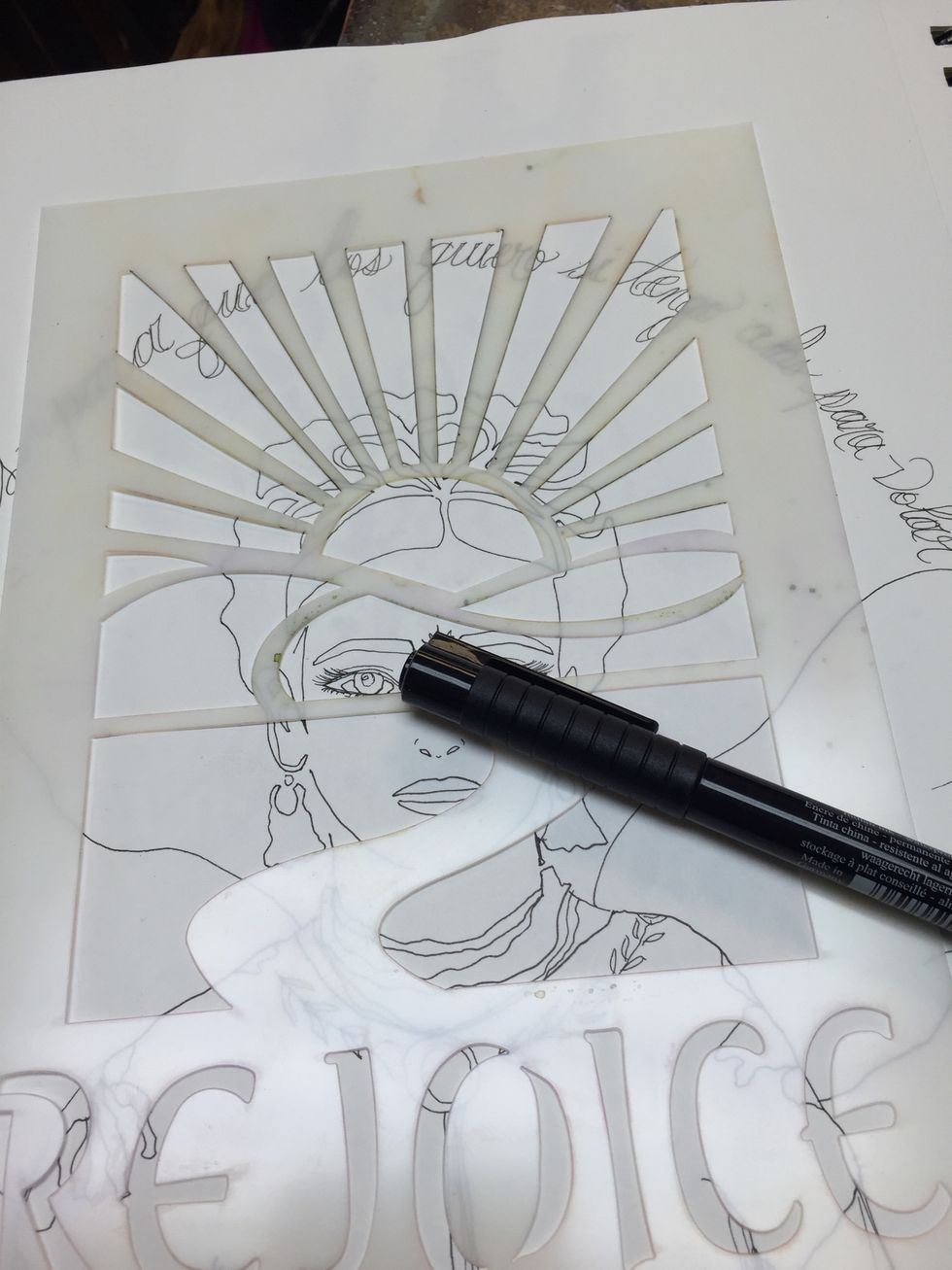 Add rays using the rejoice Stencil