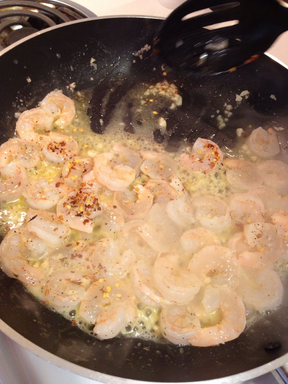 Add red pepper flakes if desired