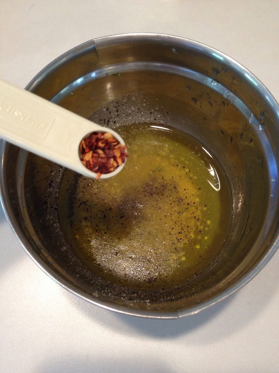 Add red pepper flakes.