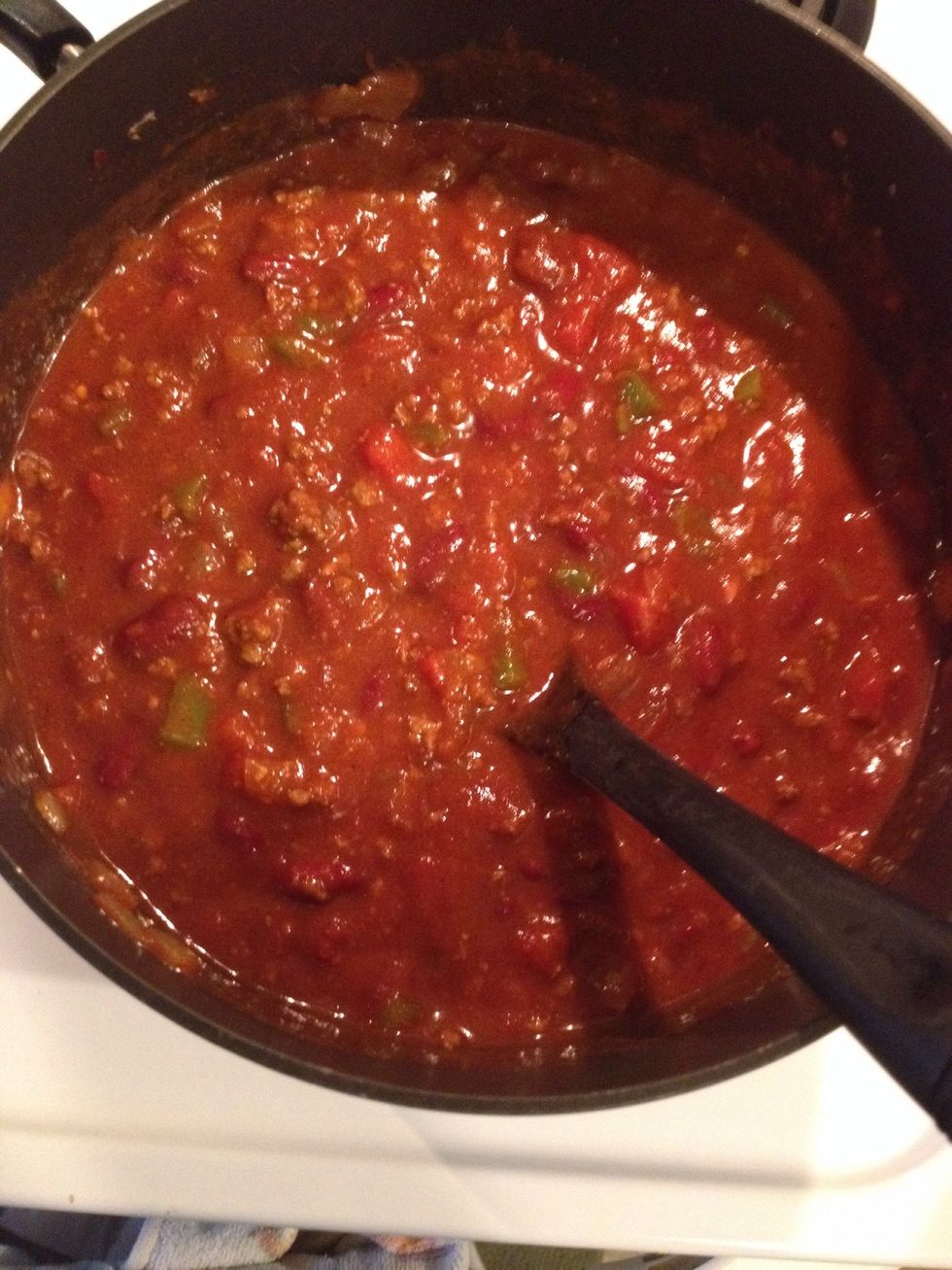 Add remaining ingredients and let summer for 2+ hours depending on preference.