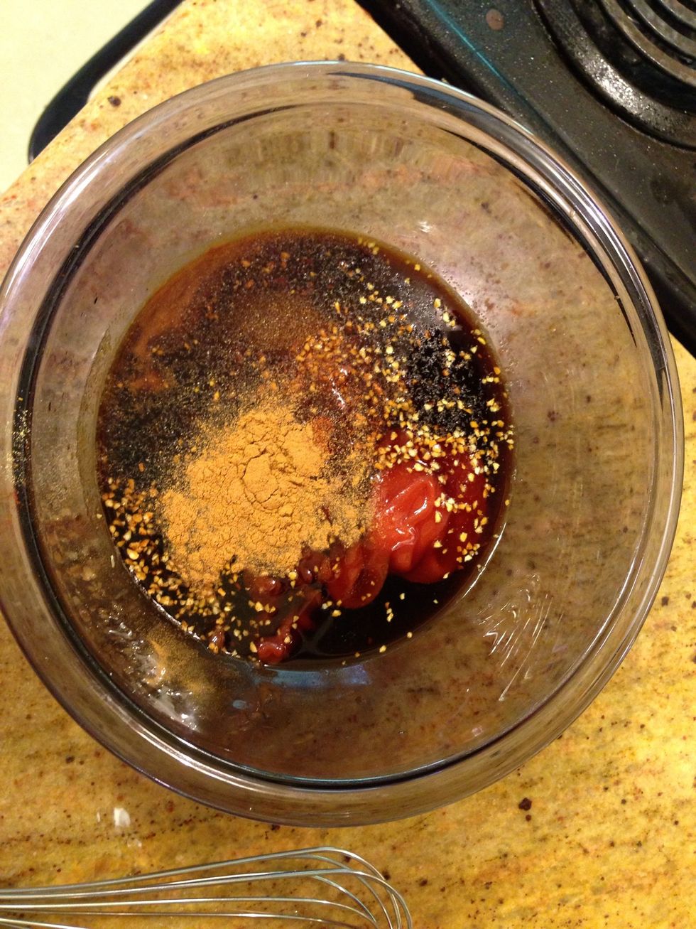 Add remaining ingredients to mixing bowl ...