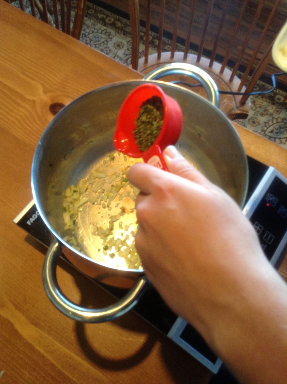 Add remaining  Italian seasoning mix and cook for 2 minutes.